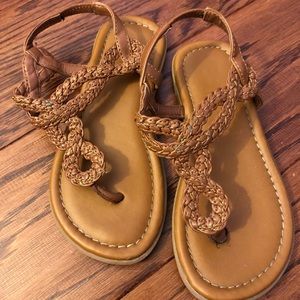 [cupcake couture] brown sandals